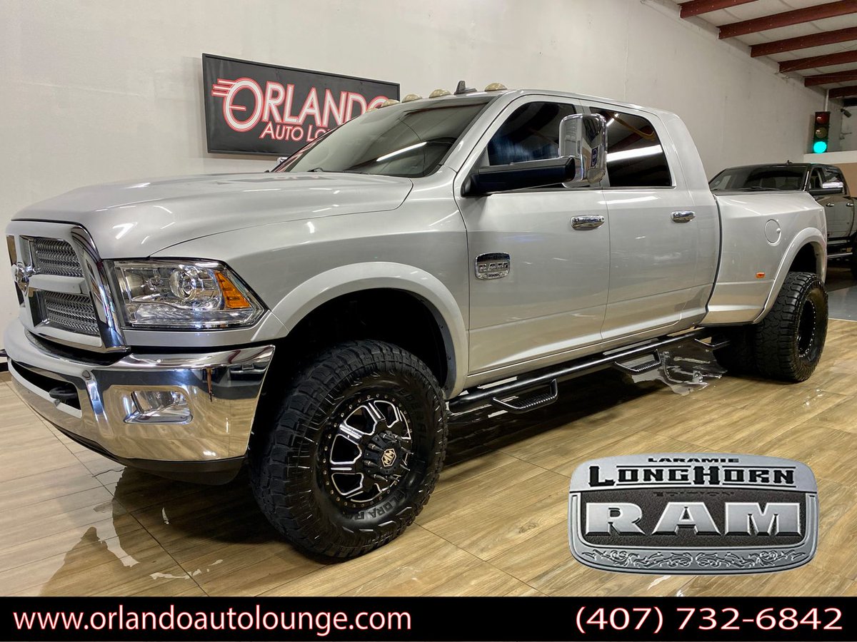 2014 RAM 3500 MEGA CAB - LARAMIE LONGHORN PICKUP 4D 6 1/3 FT
orlandoautolounge.com/inventory/ram/…
 #dodge #cummins #ramnation #cumminspower #dodgeram #ramtrucks #hemi #cummins #ram #rams #2500 #ram2500 #2500hd #megacab #dodgeram2500 #ram2500cummins