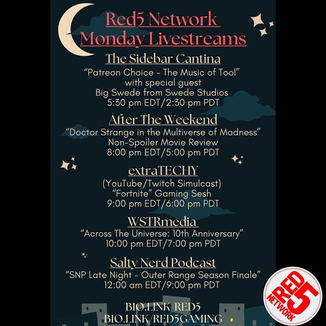 YOUR Red 5 Network tweet media