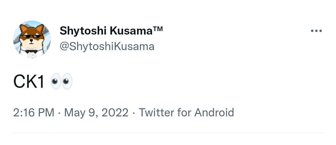 Shibsweety's tweet photo. Has Shibarium gone to Certik (CK1)? 
@ShytoshiKusama  🧐 https://t.co/1eAuFs6J8s