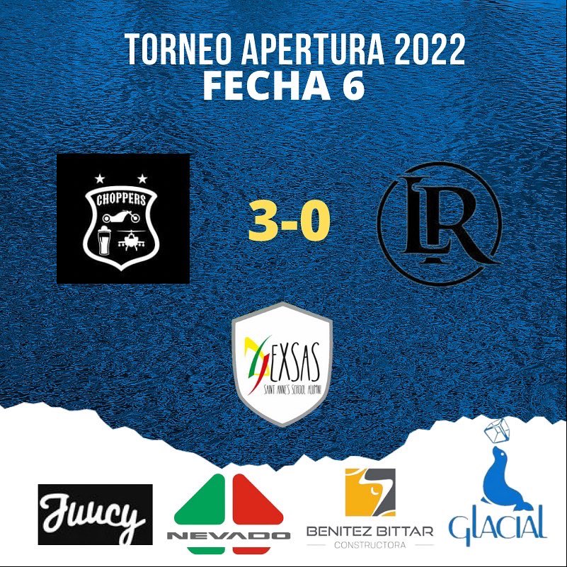 ex_SAS's tweet photo. •Resultados de la Fecha 6•

🆓 @esloquehay_2009 

#Exsas #torneoaperturaexsas🏆⚽️ https://t.co/0RW2Buv1XN
