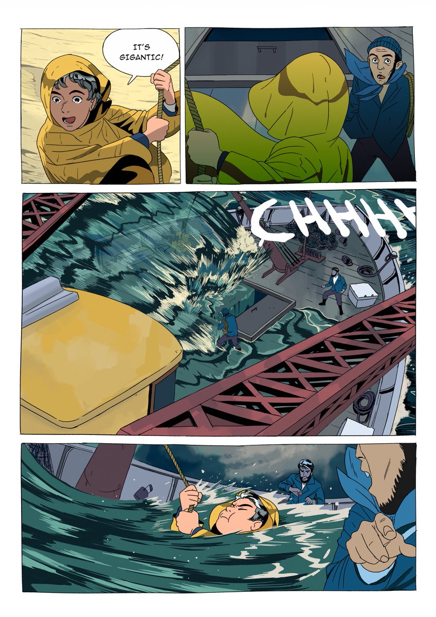 #webcomicday 🌕 Mothersea is a cinematic seafaring steampunk/sci-fi adventure with a full queer cast completely free for you to read. I'm extremely slow at updates, but I'm working on it as I tweet this and you won't regret the wait. Read here 👇🏽 https://t.co/7yhVc6bU7b