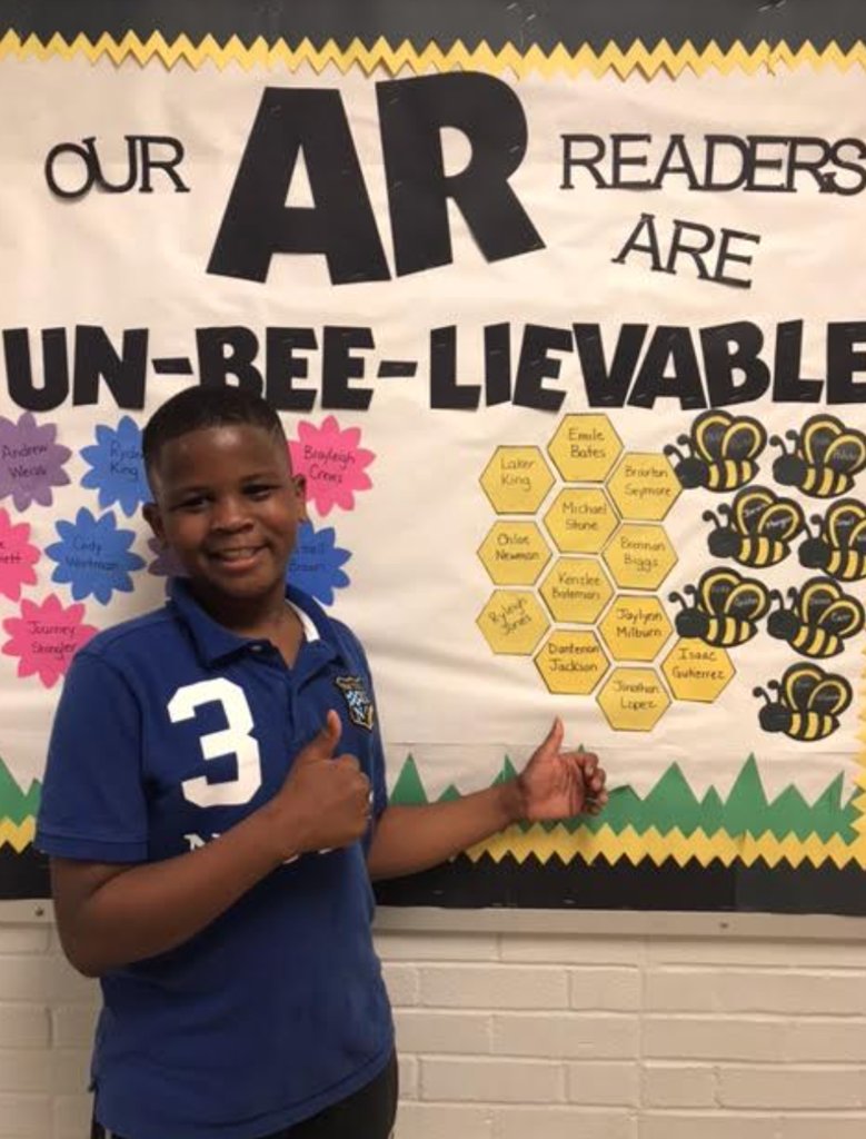 baldwinrams1's tweet photo. Congratulations to Danterion Jackson, Isaac Gutierrez, and Jonathan Santos Lopez! They met their AR goal for the 4th Quarter! Way to go! #baldwinBEthechange #readersareleaders #argoals #crushinggoals #waytogo #books #reading #lastnineweeks https://t.co/vDSjr3RbxC