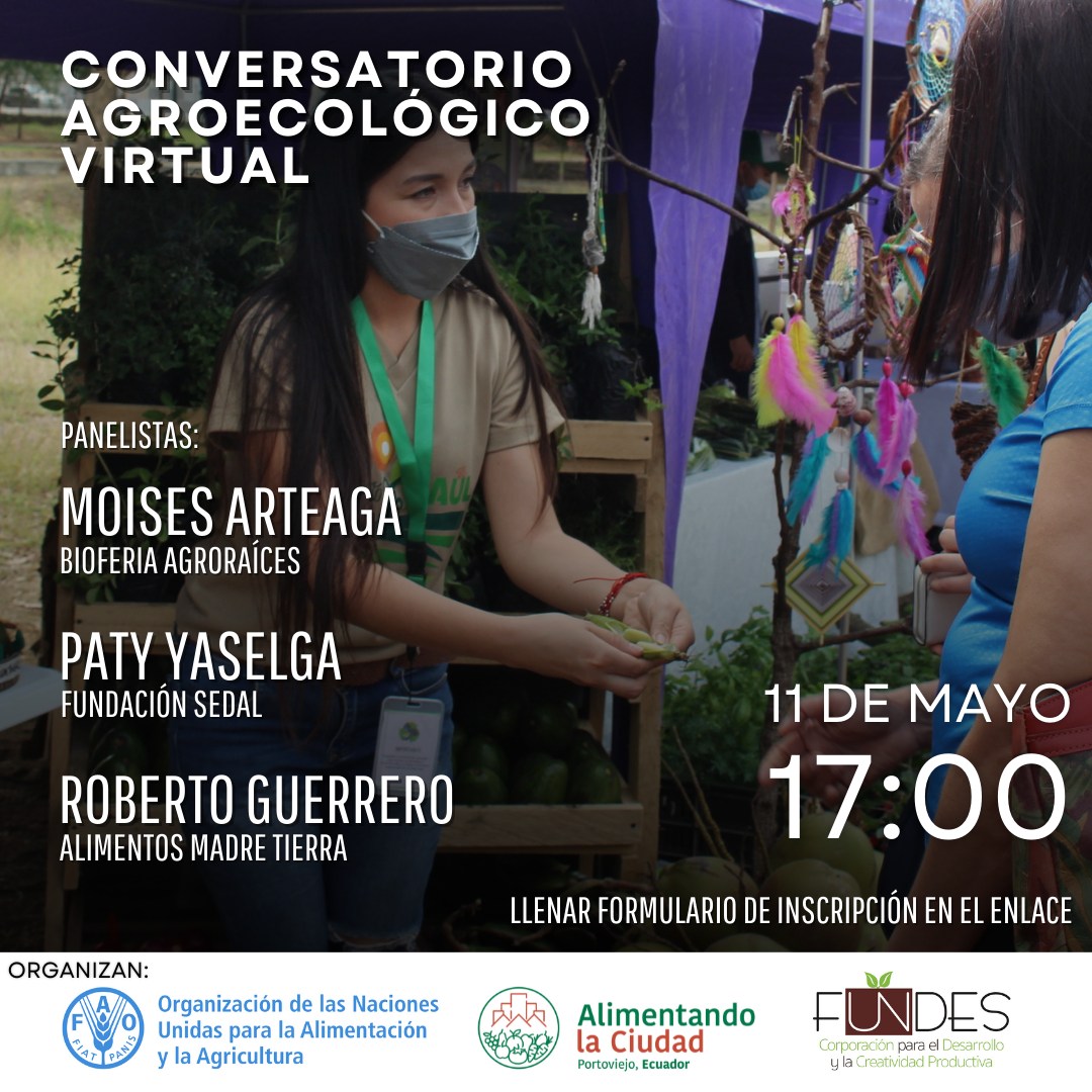 FundacionSedal's tweet photo. Invitados al Conversatorio Agroecológico Virtual: #Ferias #agroecologicas y #SPG #SistemasParticipativosDeGarantías.
Inscríbase en https://t.co/5awAQltW8b
¡Te esperamos! https://t.co/iPVQk1yO66