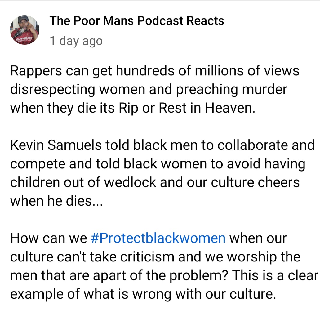 ceedubb365's tweet photo. #KevinSamuels RIP https://t.co/MgC9qz3722