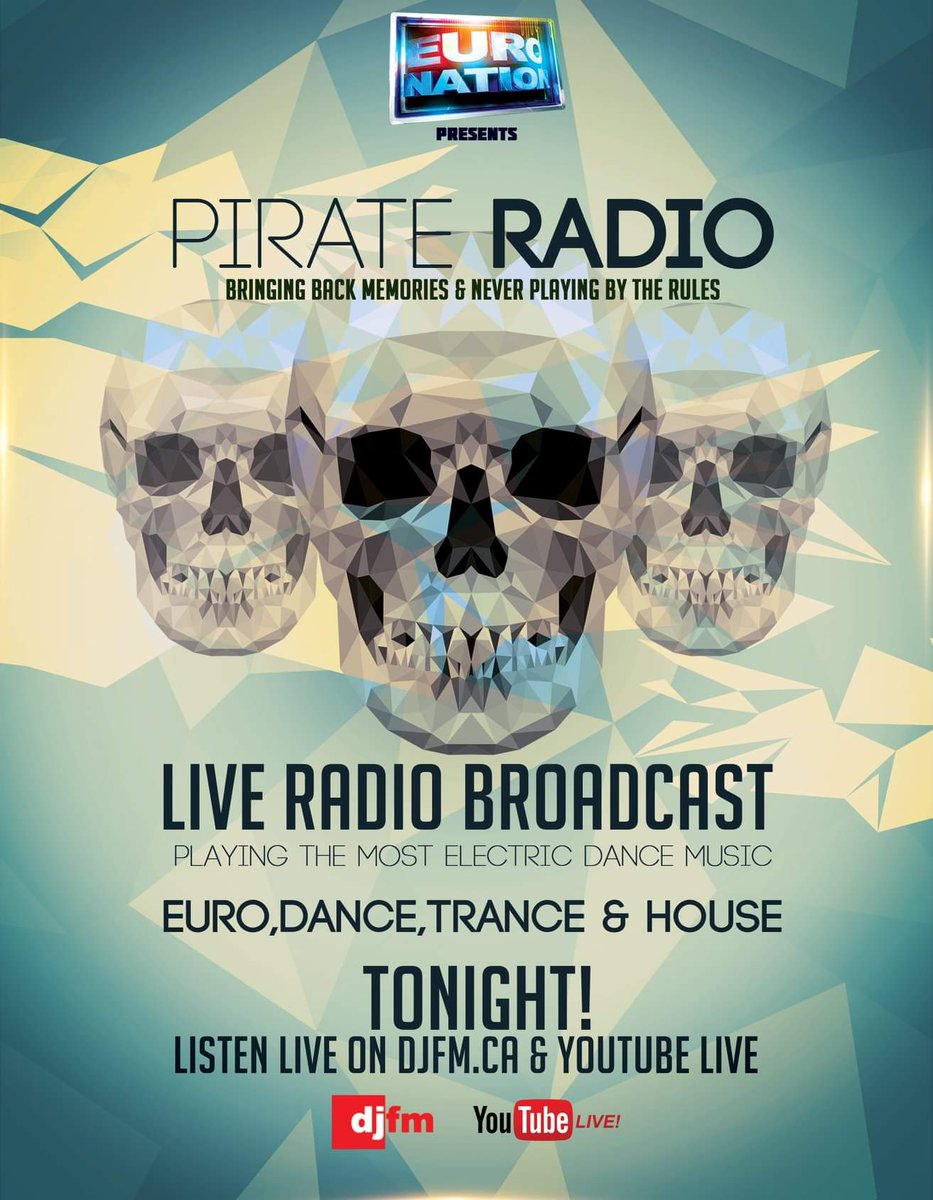 EuroNation's tweet image. Taking you back to 2 years ago today when we brought you a homage to the pirate radio 💀

#yeahbaby #celebrationgeneration #throwback #radioshow #toronto