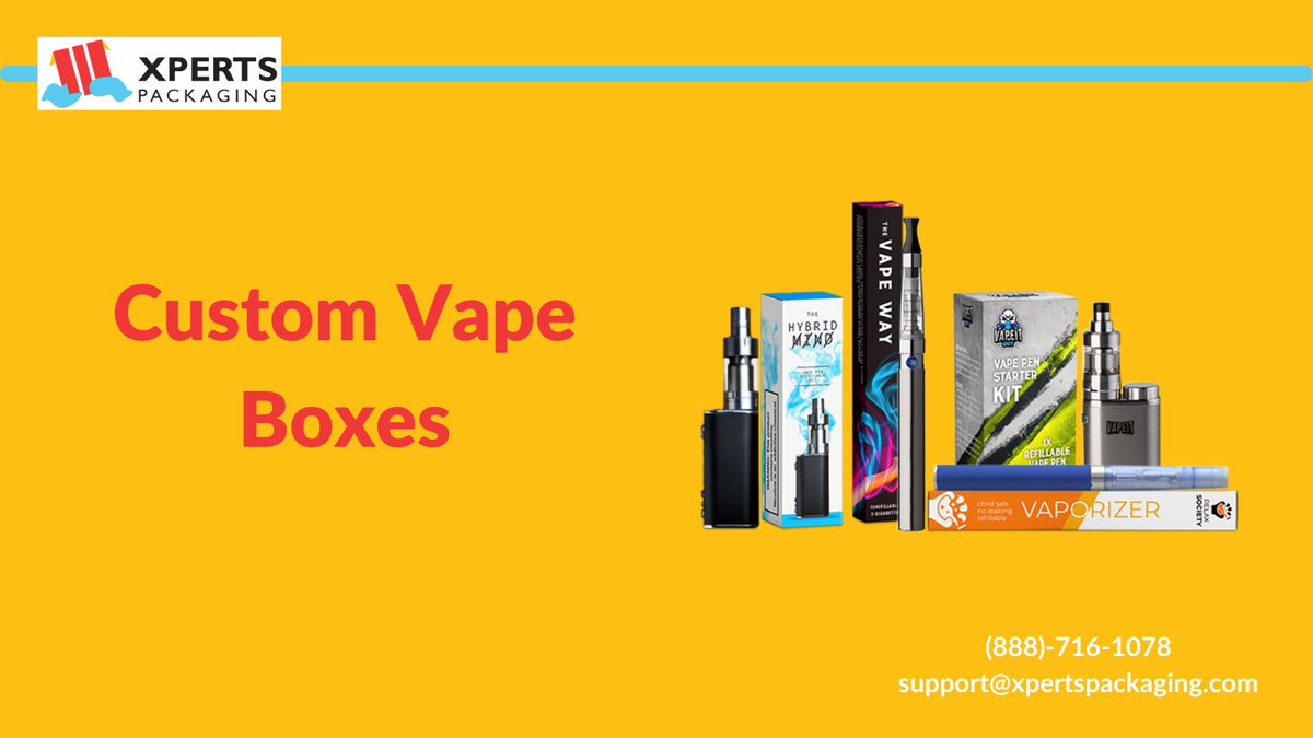 xpertspackusa's tweet image. Designs of Custom Vape Boxes that your customers will love. ❤️

Visit our website: xpertspackaging.com

.
.
#xpertspackaging #vapebox #customvapebox #vapeboxes #customvapeboxes #productboxes #productpackaging #brandpackaging #packaging #packagingdesign #packaginglove