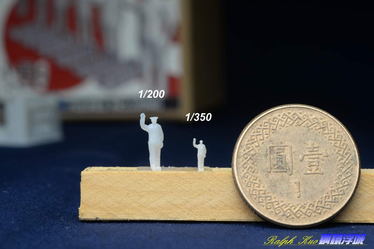 RalphKuo's tweet photo. Newest 3D figures for IJN ships made by Taiwanese maker.

#鋼鐵浮城 #RalphKuo
#Seaman_figures_for_IJN
#ProStudio #Taiwan_Goods #shipmodels https://t.co/LH7IMSCzLg