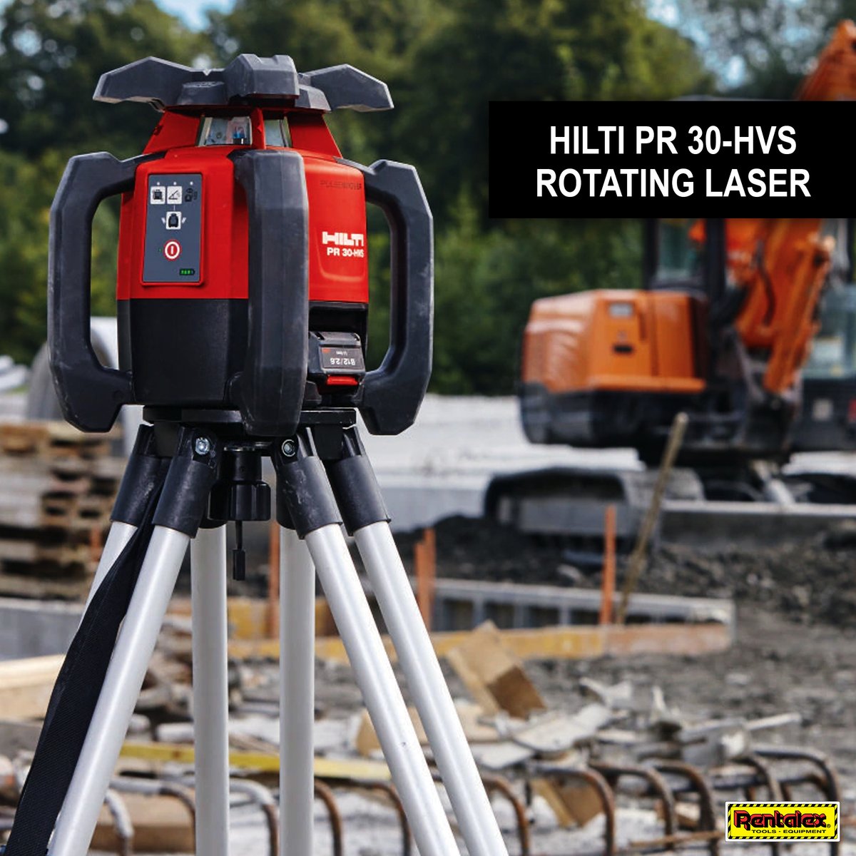 Rentalex's tweet photo. The #Hilti #PR30HVS rotating laser is a complete, reliable outdoor layout tool for virtually any leveling, aligning or squaring job. Please call Rentalex at (813)971-9990 to reserve the Hilti PR 30-HVS rotating laser! https://t.co/VXt8ohgqEo
#outdoorrotarylaser #rotatinglaser https://t.co/iYiMKvUxPB