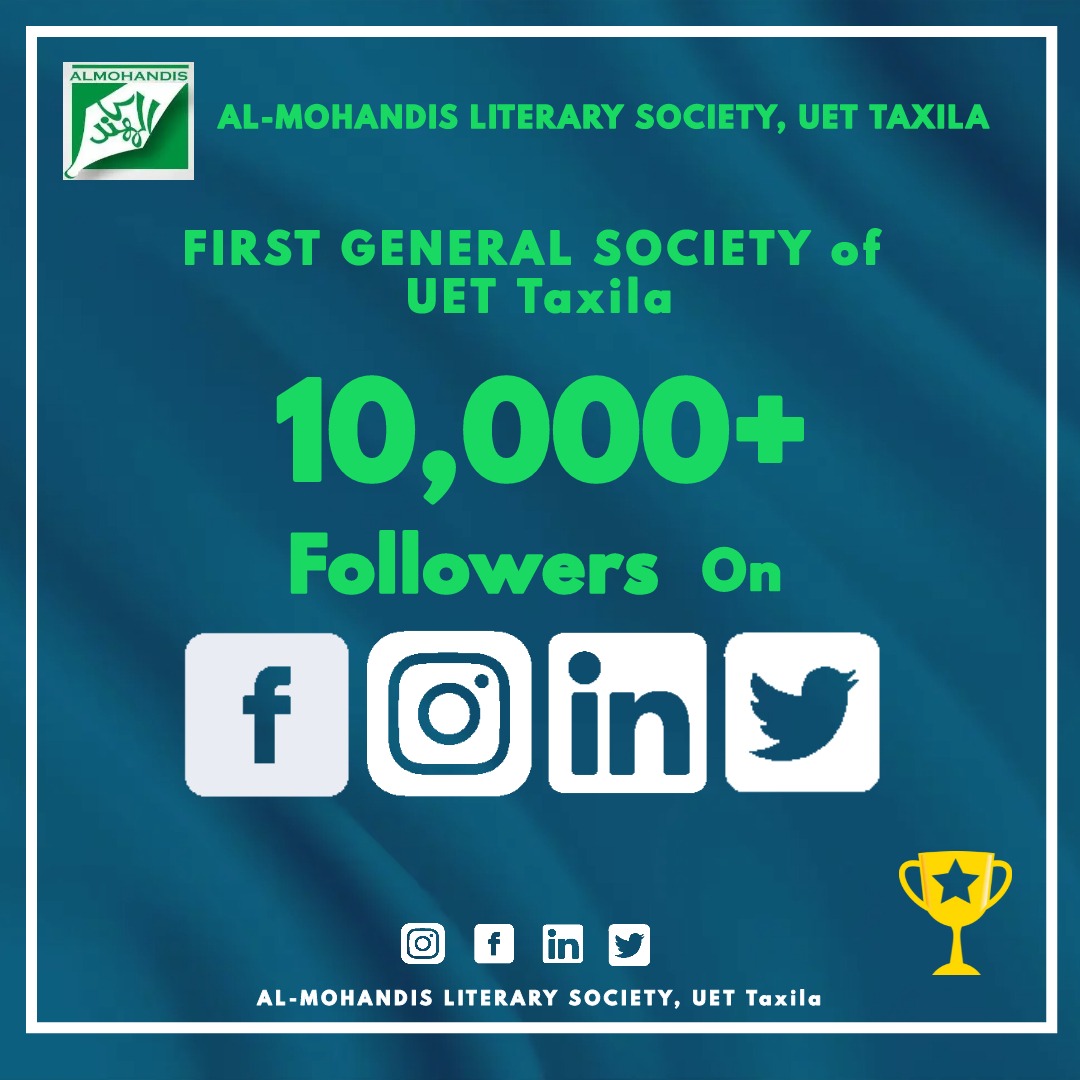 UET_Literary's tweet photo. First General Society Of UET Taxila 10k+ Followers 
#UETTaxila #Amazing #literaryfestival https://t.co/DNVNj3r7bL