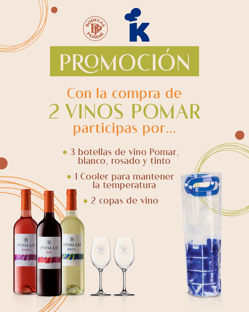 KromiMarket's tweet photo. ¡Brindemos junto a mamá! ❤
Visita nuestra área de bodegón y adquiere al menos 2 botellas Pomar para participar por un sorprendente kit 😱.
La promoción es válida desde el 06 de mayo hasta el 13 de mayo de 2022.
⠀
#KromiMarket #KromiMarketExpress #KromiExpress #Prebo https://t.co/T9cxzvFWfo