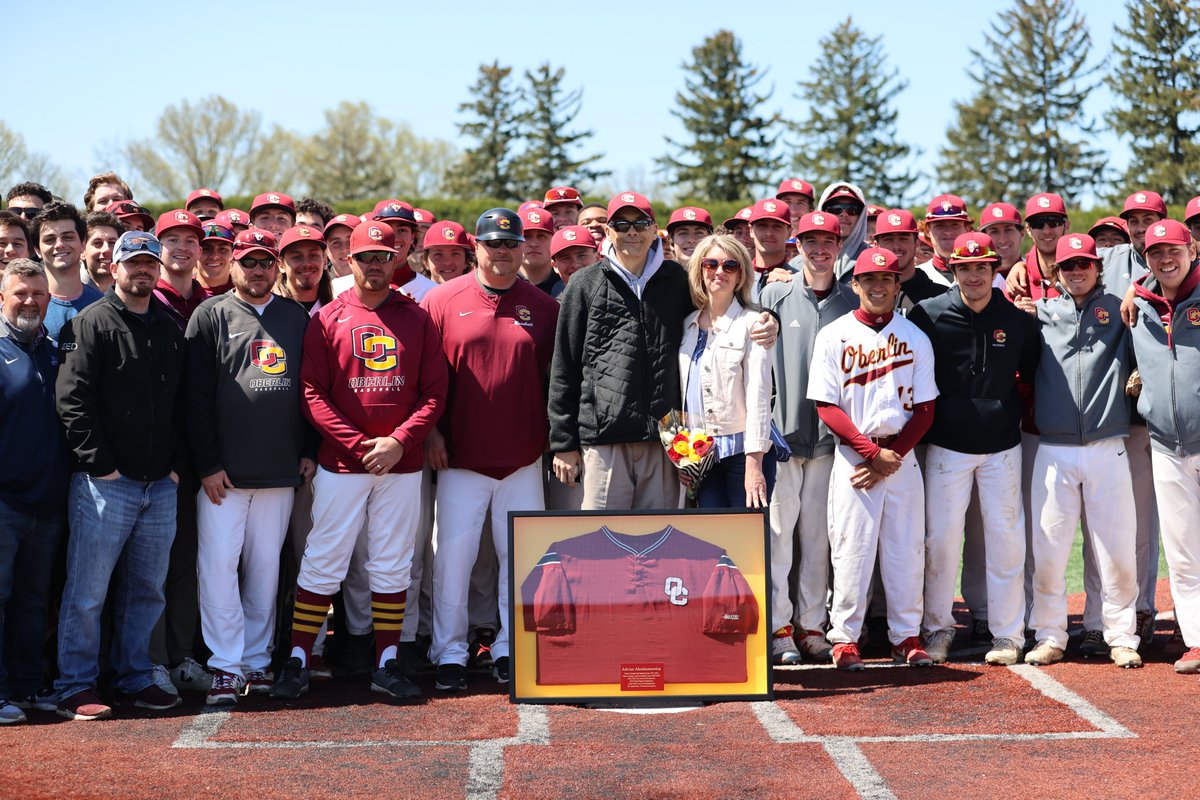 ICYMI: Saturday we celebrated our five <a href="/Yeo_Baseball/">Oberlin Baseball</a> seniors and the retirement of head Coach Adrian Abrahamowicz. We miss you six already! ❤️💛

#OnceAYeomen x #GoYeo