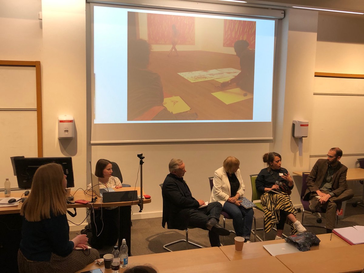 Kent_Aesthetics's tweet photo. The panel at the @BritAesthetics Symposium on the Life Model (with, on the left, our splendid organisers Aurélie and Caitlin). 👇👇 https://t.co/Zu0Xfrn1WG