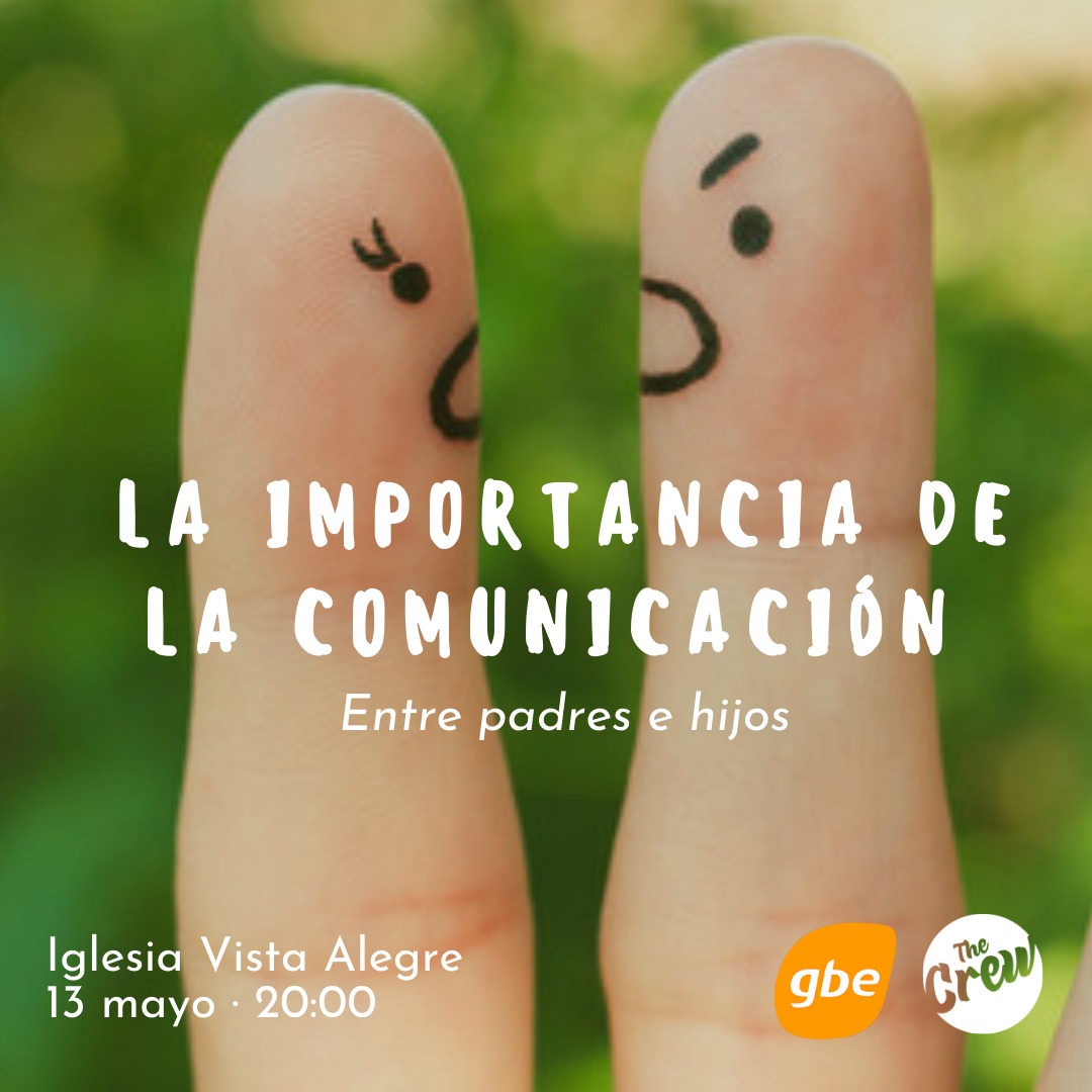 gbeesp's tweet image. ¿Qué tal la comunicación con tus padres? En el próximo encuentro de GBE en Murcia hablaremos de lo importante que es la relación en las familias y qué dice la Biblia sobre ello.¡Si estás en el instituto este es tu encuentro!