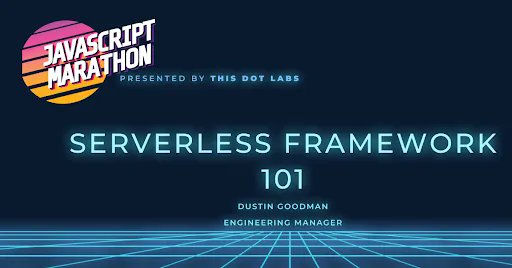 ThisDotMedia's tweet image. ๐ฏ Next week @dustinsgoodman is delivering a solid #javascriptmarathon about getting started with the โก๏ธ Serverless Framework!
Serverless architecture is growing so you won't want to miss it!๐
buff.ly/2JJM7Xk