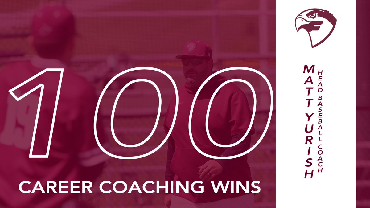 Fairmont State Athletics (@fsfalcons) on Twitter photo Prior to today's baseball doubleheader with Frostburg State, we would like to recognize <a href="/FairmontBsbl/">Fairmont State Baseball</a> Head Coach Matt Yurish as he collected his 100th career coaching victory yesterday afternoon. Congratulations, Coach Yurish. #SoarFalcons Prior to today's baseball doubleheader with Frostburg State, we would like to recognize <a href="/FairmontBsbl/">Fairmont State Baseball</a> Head Coach Matt Yurish as he collected his 100th career coaching victory yesterday afternoon. Congratulations, Coach Yurish. #SoarFalcons