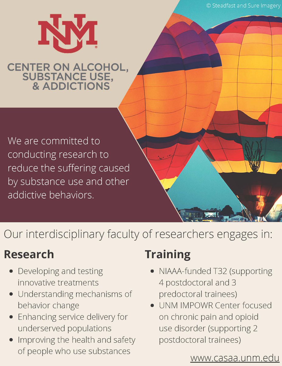 Center on Alcohol, Substance use, And Addictions tweet media