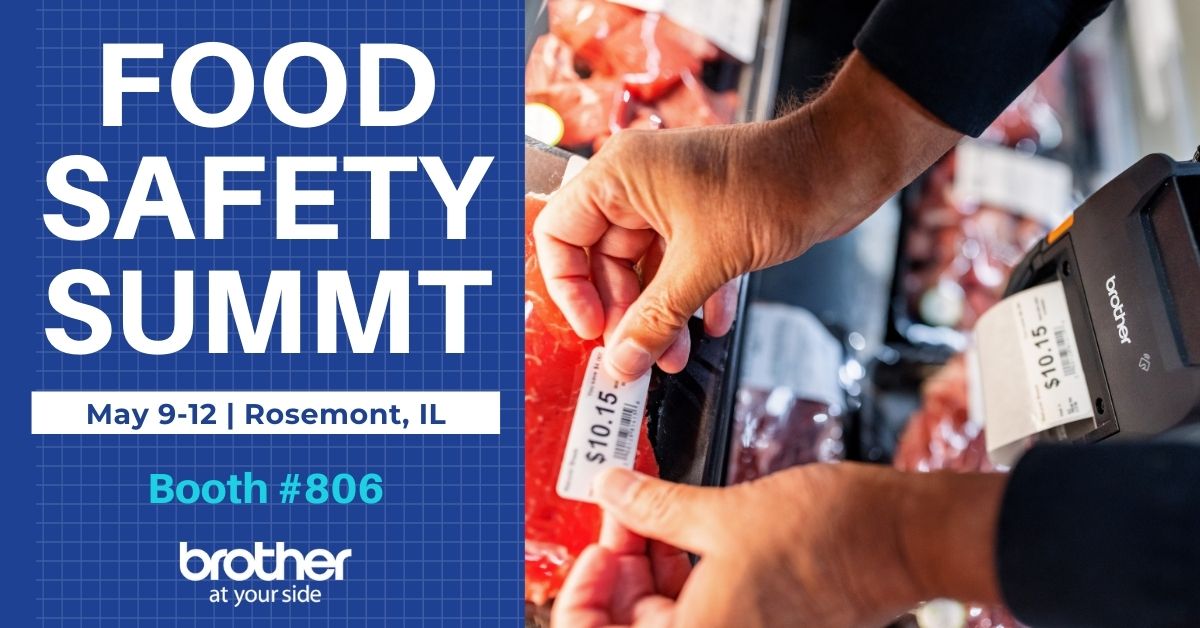 We're excited to be at the #FoodSafetySummit this week!🍗🍦 Stop by our booth #806 to learn about our mobile printing solutions that can help you ensure every step of the food supply chain is safe.

Learn more about our food safety solutions: bit.ly/3w2LYmk
