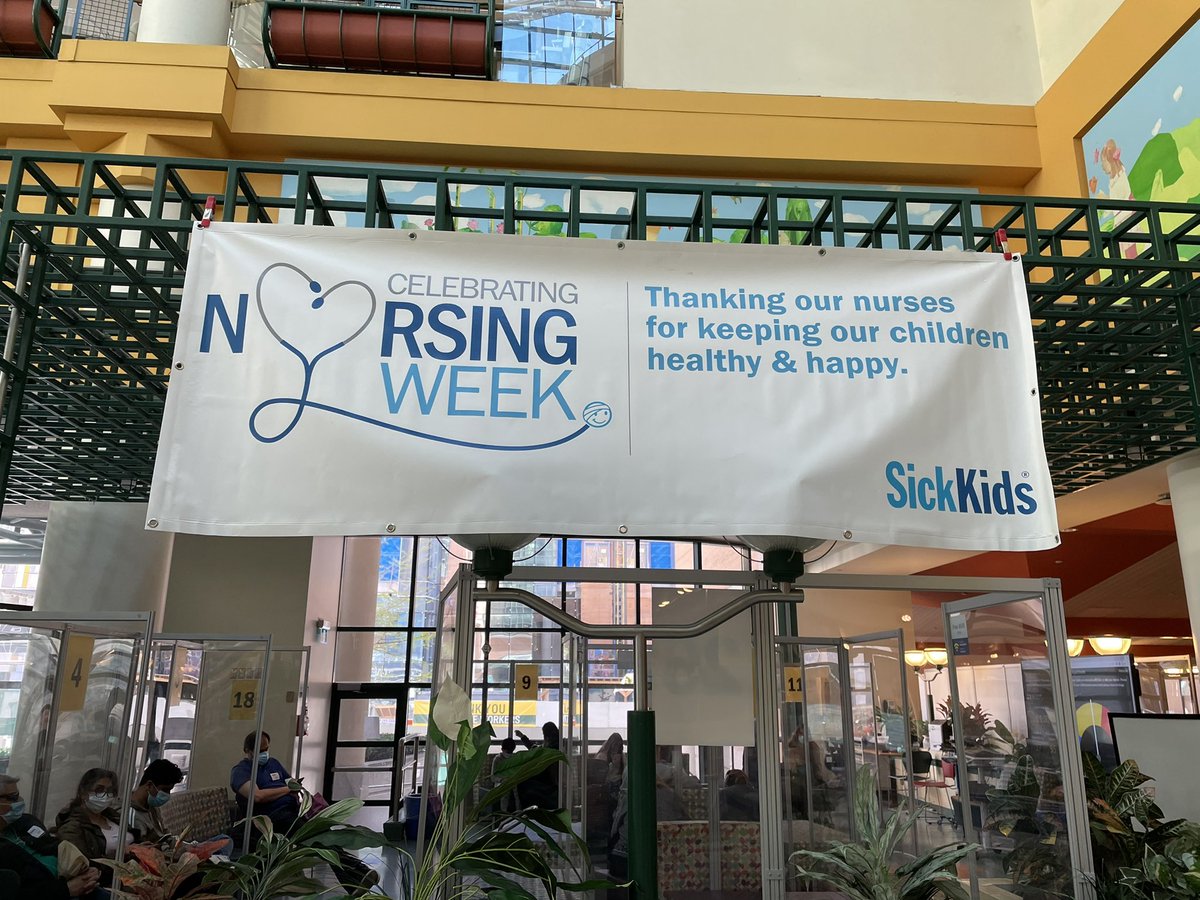 ErynTO's tweet photo. Happy Nursing Week to all my nursing colleagues @SickKidsNews! Thank YOU for showing up Every. Single. Day. I’m so proud to be part of a team that provides the best care to children &amp; their families #nursingweek #OurKindofNursing https://t.co/f6PakR0XgE
