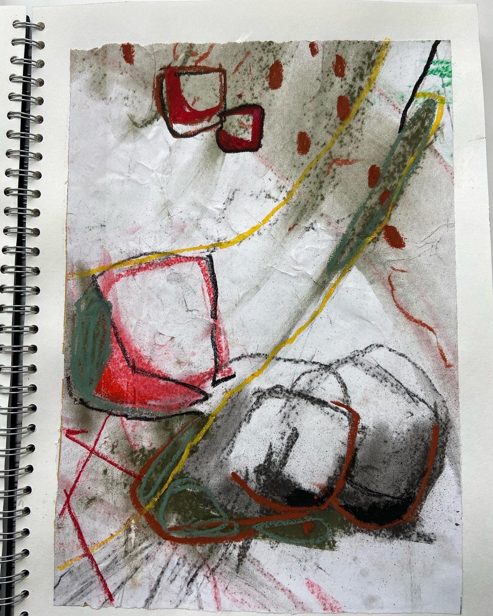 paulnwakelam's tweet photo. another instalment of sketchbook filled with crops & collages with new marks from large scale drawing workshops
#largescaledrawing
#drawingworkshop
#sketchbook
#collage
#mixedmedia
#abstractart
#worksonpaper https://t.co/fXVscuTMvu