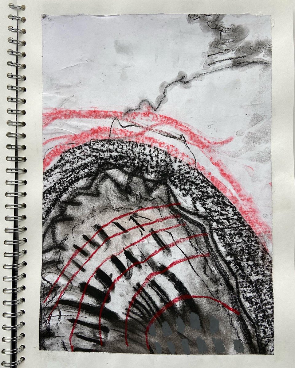 paulnwakelam's tweet photo. another instalment of sketchbook filled with crops & collages with new marks from large scale drawing workshops
#largescaledrawing
#drawingworkshop
#sketchbook
#collage
#mixedmedia
#abstractart
#worksonpaper https://t.co/fXVscuTMvu