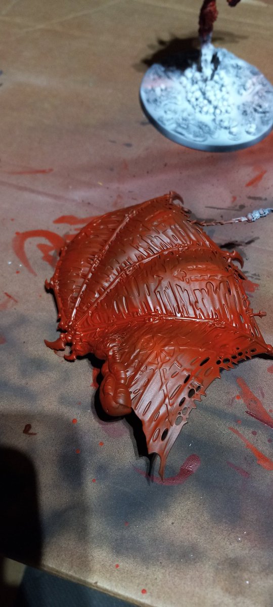Indestry's tweet photo. Bloodthirster of unfettered fury wip 1 https://t.co/IP13uhT3Dm