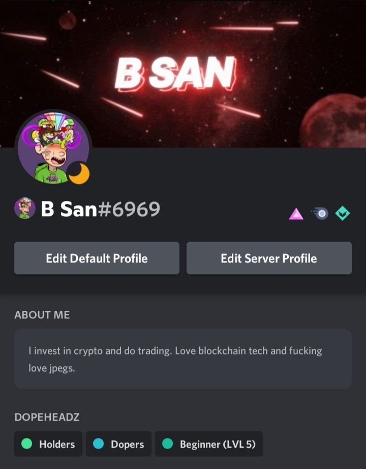 bsan6969's tweet photo. I minted a @DopeHeadzNFT yesterday and yes I am holding this! I love the team, the utility and the roadmap is also on fire! Floor price is now 6.89 SOL and the paperhands are being wiped out constantly. I can't wait to see 20sol + floor price. WAGMI🔥

DopeHeadz#897
Rank - 460 https://t.co/LhFGv7JjWU