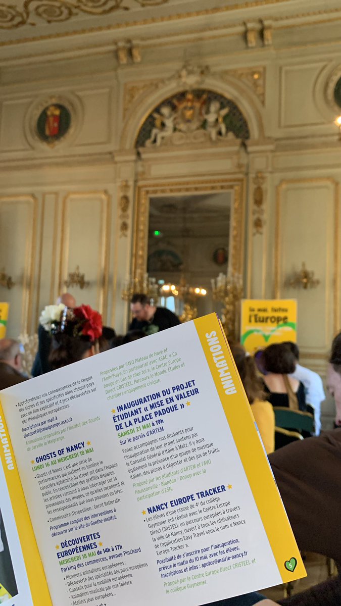 MariePly2's tweet photo. Le collège Guynemer toujours présent pour le #MaidelEurope Nous sommes fiers de présenter le parcours en ligne dans la ville de Nancy « Europe Tracker » réalisé par nos élèves de 4ème. https://t.co/1616Z9WIus