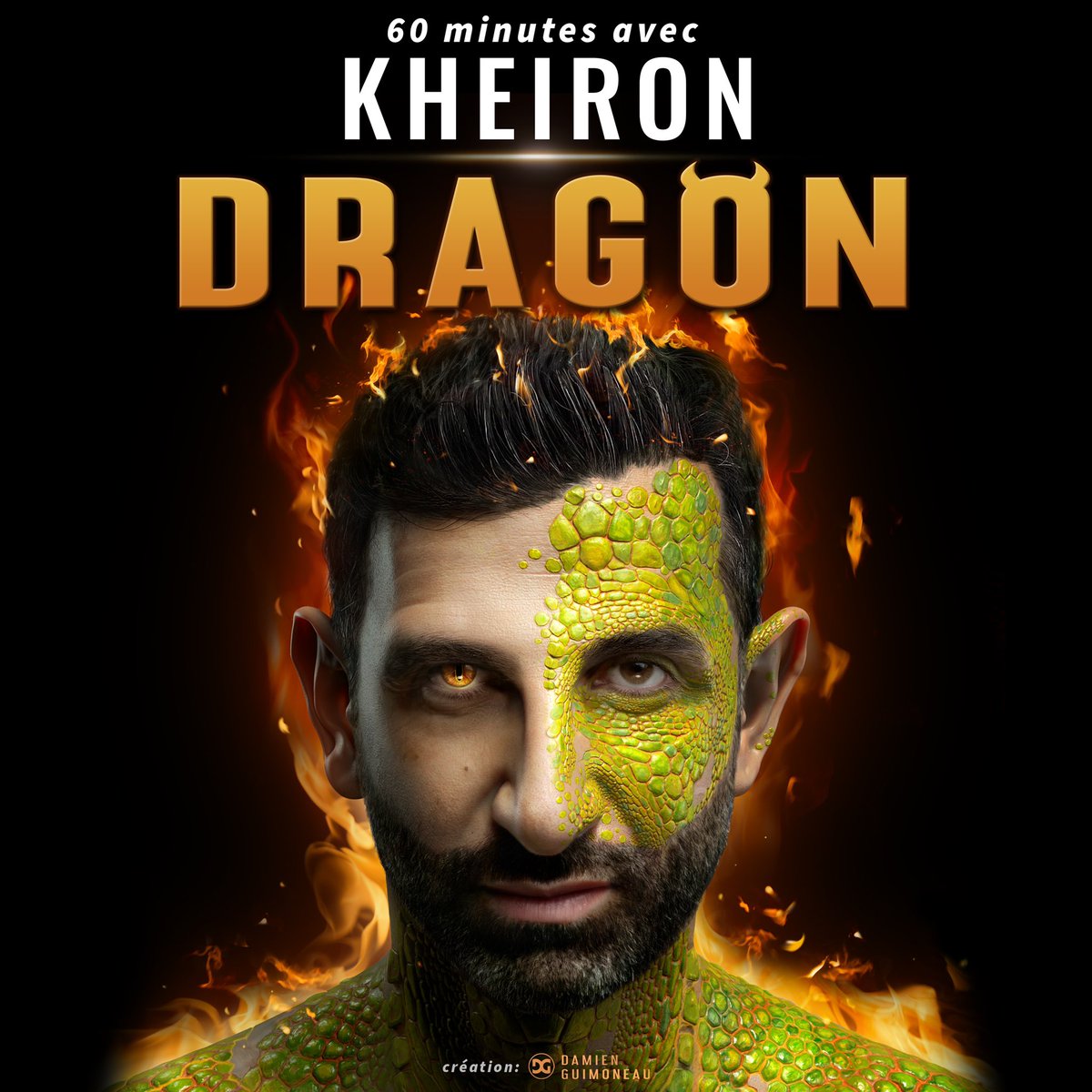 MrKheiron's tweet photo. Pour toutes celles &amp; ceux qui n’auraient pas vu mon précédent post, je suis très heureux de vous dévoiler ma nouvelle affiche. 
À cette occasion je lance un 🐉 CONCOURS 💥🔥 pour gagner 2 invitations &amp; 1 affiche dédicacée.

#RT en mentionnant 3 amis.
Tirage au sort le 16 Mai. https://t.co/oP5AACNcXA