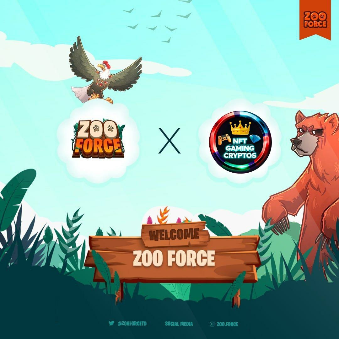 NftGamingCripto's tweet photo. #ZooForce
🐻🦁🐯 Novedoso metaverso, que te permitirá ser dueño de un zoológico donde podrás entrenar animales, reproducirlos, evolucionarlos y mejorar sus hábitats y así podrás conseguir un mejor resultado y rendimiento en las batallas
🌐 https://t.co/6DiDLQhnaE https://t.co/dgZ1KGn8AL