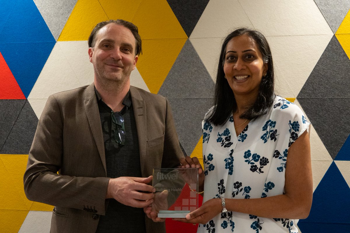 QuadRealGroup's tweet photo. Thanks @active_design & @Fitwel for sending us our #BestInBuildingHealth award! We are proud of our partnership to advance excellence in occupant health & wellness. Thank you to our teams for their leadership! Learn more about #BestInBuildingHealth: https://t.co/7XalszYMde https://t.co/jXmyV6qNP4