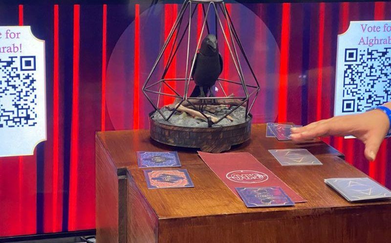 follow2gettwit's tweet photo. indiegamescom: RT @IGPlusCom: .@SecretlyAPlant's 'Alghrab' pits you against a mouthy crow at the bird’s own card game. Win and you get a prophecy. Lose, and it’ll relentlessly tease you.

https://t.co/lwuhPlzhMP https://t.co/1q5sXJpM1J https://t.co/5nxpgaWPcw