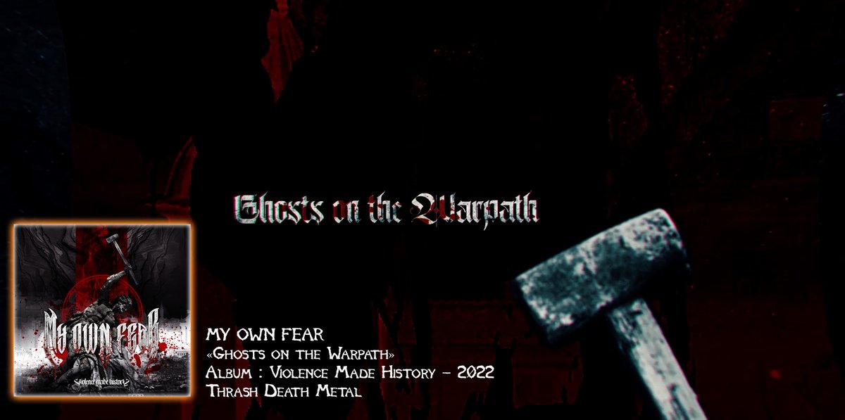 MusicRecordsFR1's tweet photo. 🎥 [OFFICIAL MUSIC VIDEO] 🎥
"Ghosts on the Warpath" extrait  de"Violence Made History" de My Own Fear

https://t.co/GhbIvEMBFk

💿 : https://t.co/83KnezCEqS

https://t.co/koywucCdMd &amp; https://t.co/X2ss5ye8nZ
#musicrecordsfrance #metal #thrashmetalband #hardcoremusic #myownfear https://t.co/bjknEuhJp3