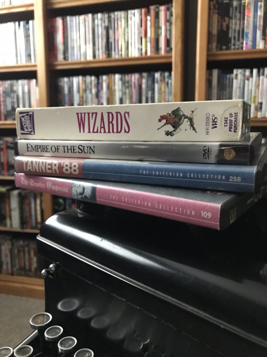 couple finds this weekend in Ft Bragg #vhs #ralphbakshi #dvd #criterion