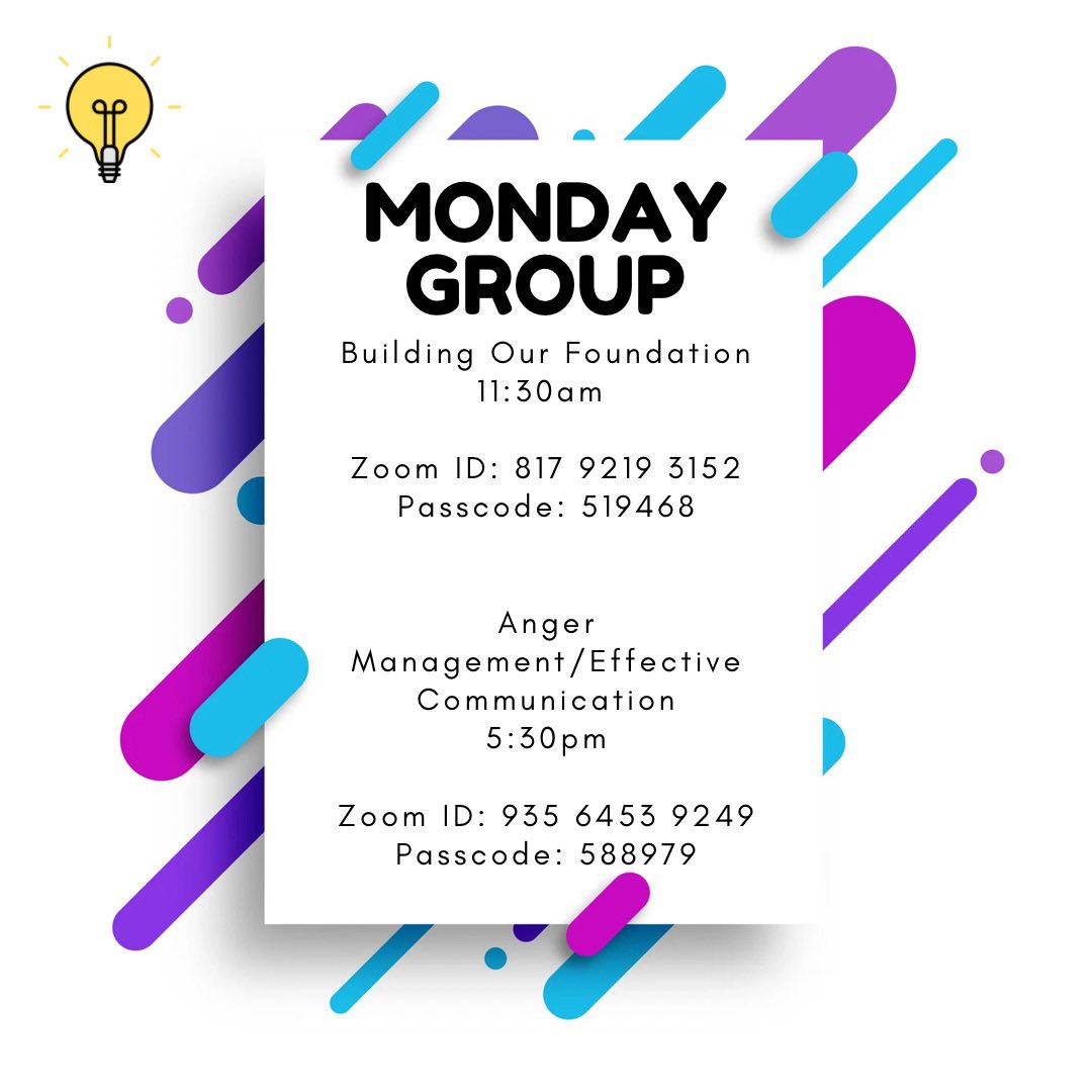 PD_4_Life's tweet photo. Join Us On Our #ZoomRecoveryNetwork Today! We Have Recovery Based Groups Monday-Friday.
#RecoveryZoom #recovery #recoveryjourney #recoveryisbeautiful #zoommeeting #mondaymotivation #sanfrancisco #positivedirectionsequalschange #pdec #support #positivity https://t.co/Y9BxBEOjAk