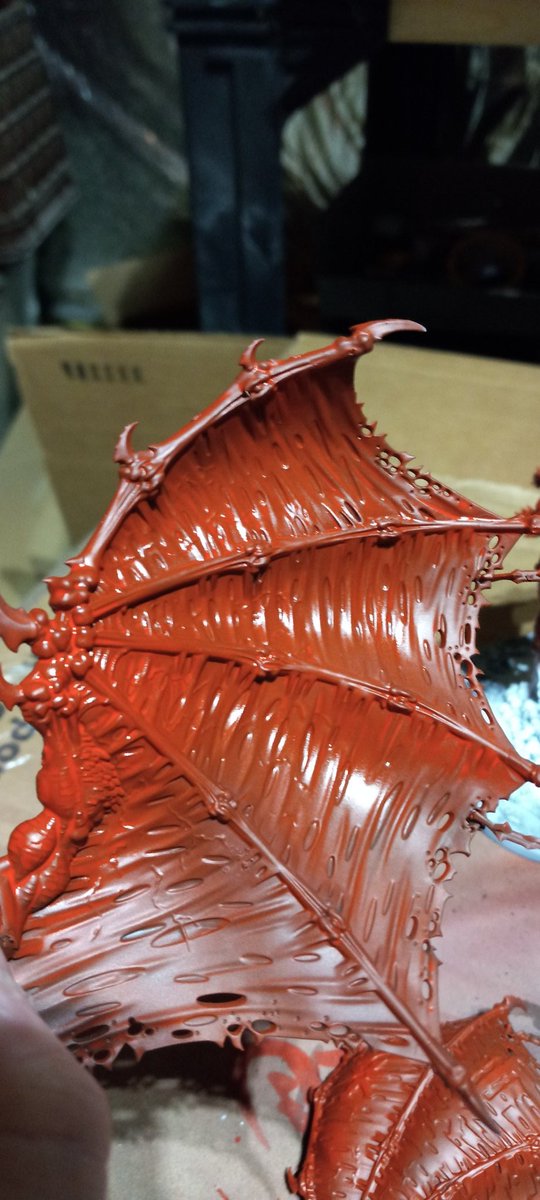 Indestry's tweet photo. Bloodthirster of unfettered fury wip 1 https://t.co/IP13uhT3Dm