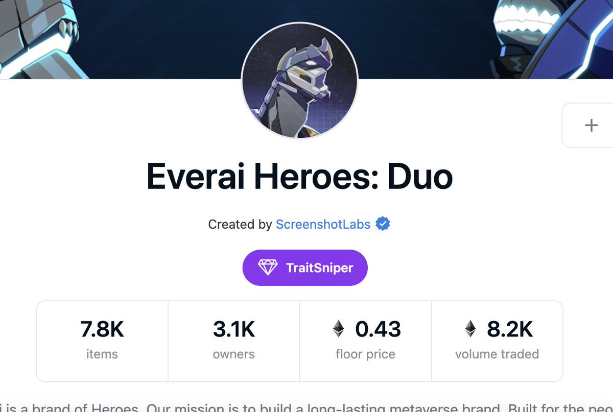 In such a difficult bear market environment, most of the projects have fallen out of order. Here, I must be able to see the strong community from EVERAI, and the members are always united, which is one of the reasons why I continue to be optimistic about EVERAI #4everai