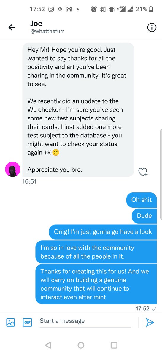 So guys this happened!!! Thank You <a href="/whatthefurr/">Joe (c,c,c)</a> <a href="/ThePossessedNFT/">pssssd</a> !!! Absolute honor to be a part of a genuine community with so much love in it!!! Love it! ❤️🧪🧟‍♂️