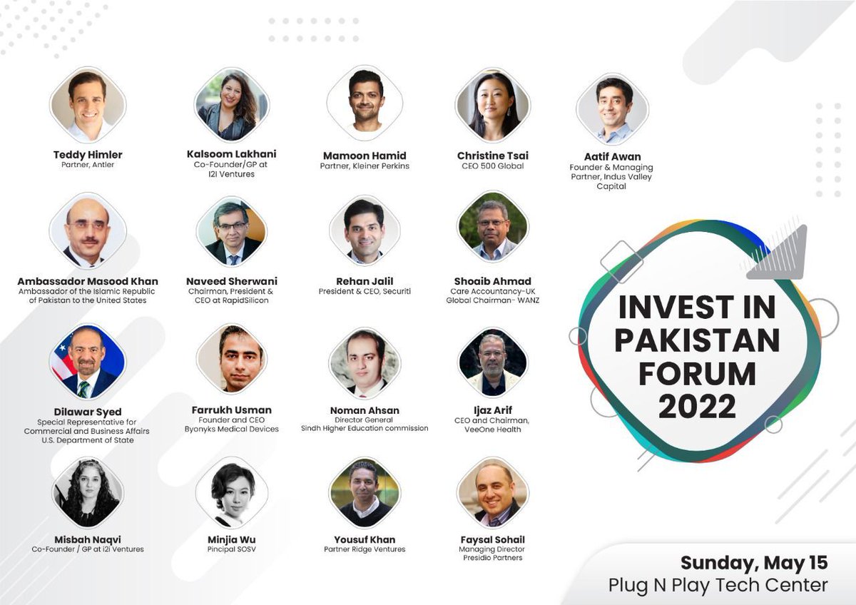 Techsheck1's tweet photo. Make sure you get your tickets for the OPEN Silicon Valley “Invest in Pakistan Forum 2022” taking place on the 15th of May!
Limited tickets are available on: https://t.co/n1VCnHZHOg
#pakistan #startup #tech #technews #investment #entrepreneur #business #techsheck https://t.co/6Jzyx4ajZg