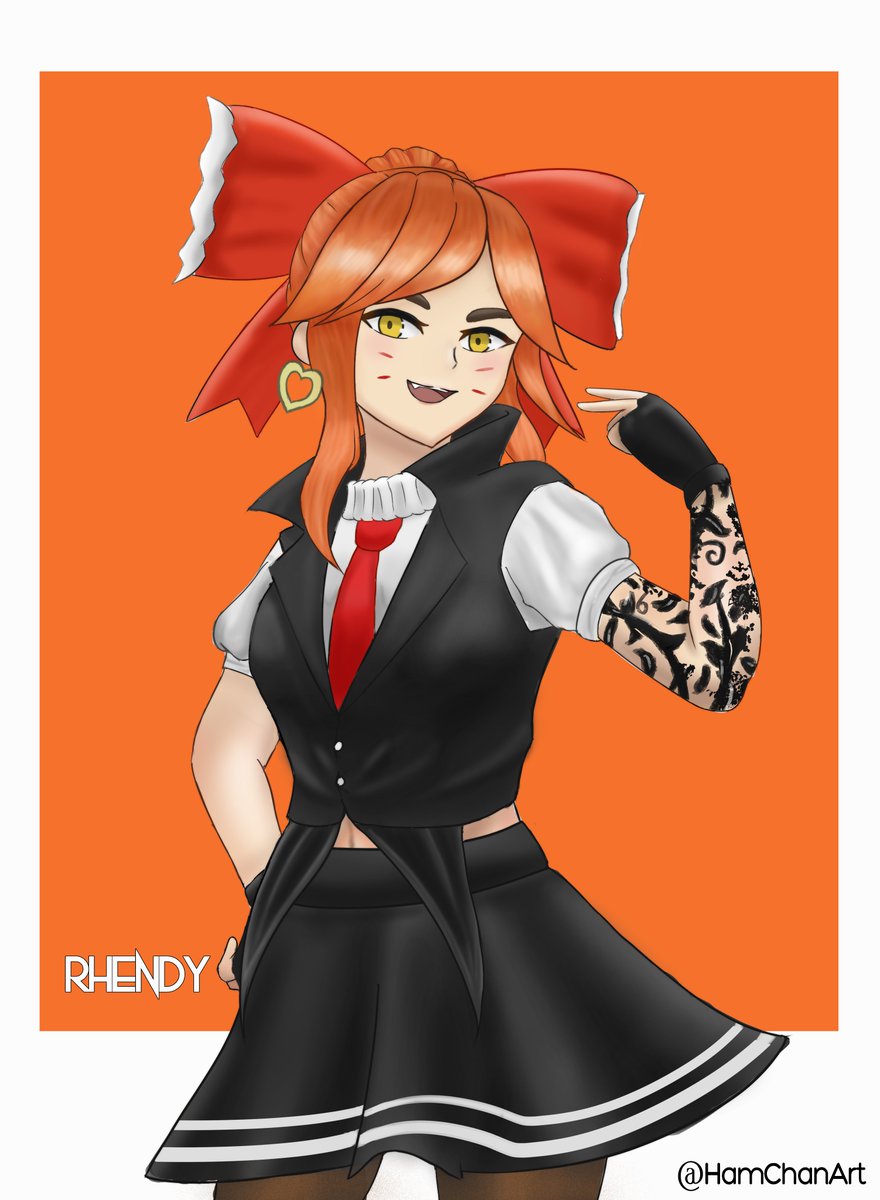 HamChanArt's tweet photo. @KuroxityIsTaken Here's my submission, hope your co-worker likes this one.

Also, if you ever want the high-res png version by any chance, let me know. :) https://t.co/gG6ToayKoU