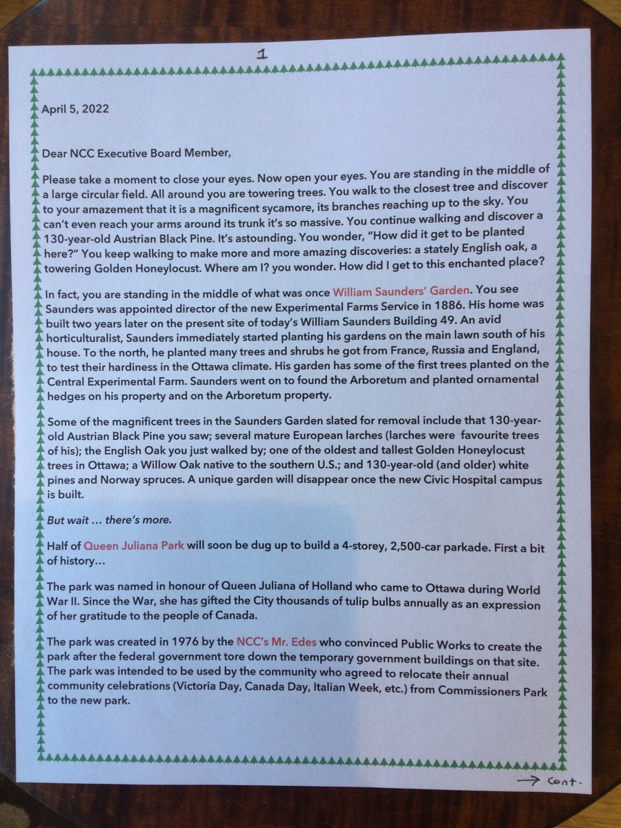 PamMarjerrison's tweet photo. May 9, 2022 haiku reflects on letter sent to NCC Executive Board on April 5, 2022 ( see below)

Save the Farm 2.0

“Back forty” could be
National Urban Park and
Jewel in the crown https://t.co/T1jFsYcCaO