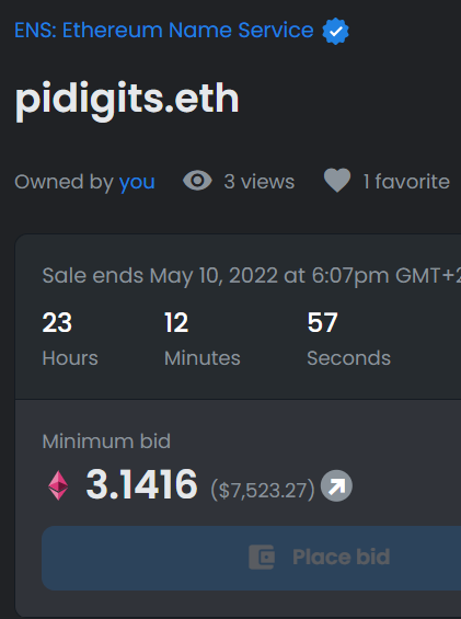 goatbeing's tweet image. Definitely undervalued but I had to do this for the culture🤣#prepunk too🤞 #pidigits #ensdomains