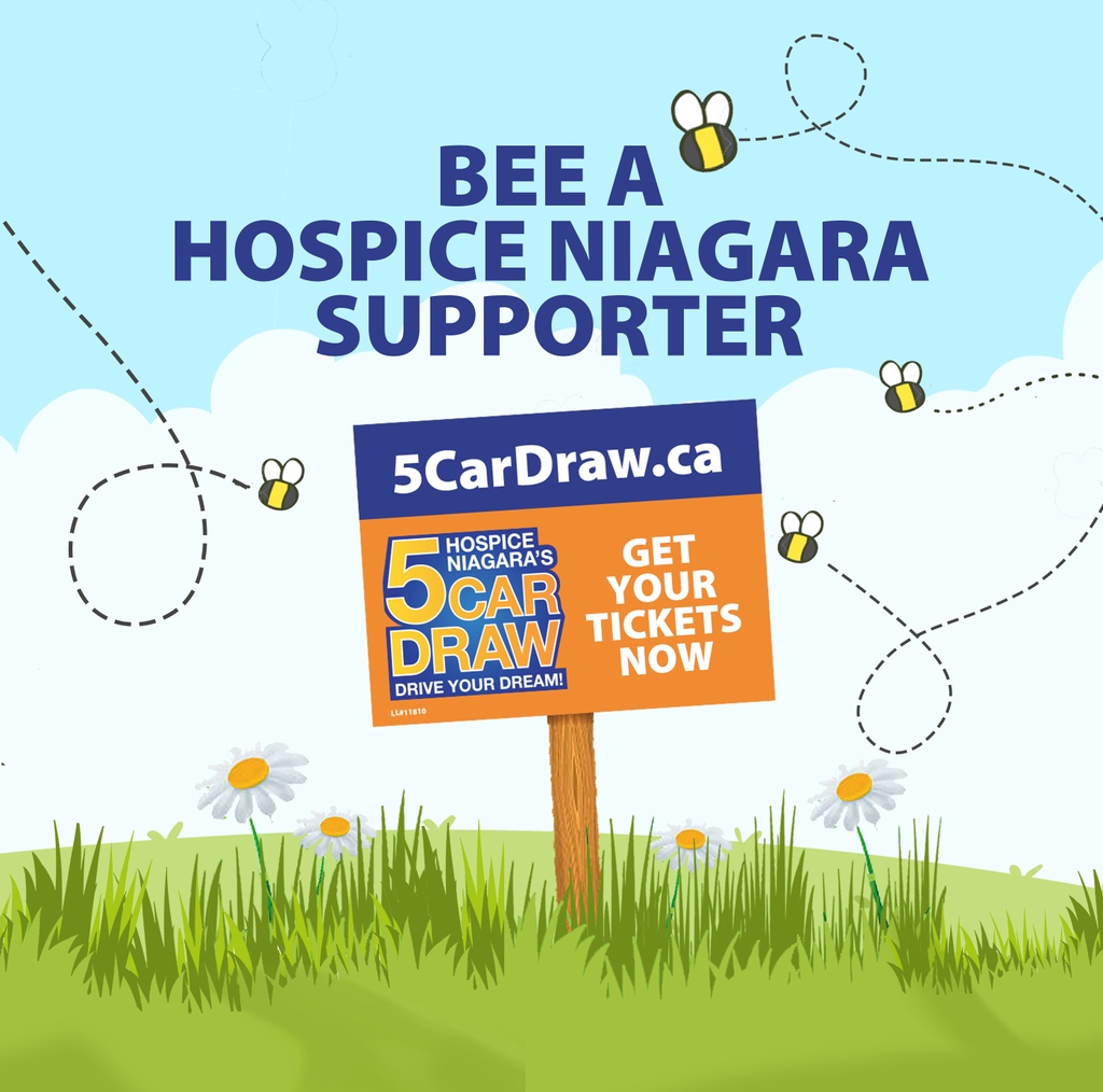 HospiceNiagara's tweet photo. Hospice Niagara’s 5 Car Draw is back and on sale! ⁠
⁠
Do you need a slash of colour for your front yard? Pick up a 5 Car Draw lawn sign this week!⁠
⁠
Wednesday May 11 4:30 pm -6:00 pm ⁠
Thursday May 12 9:00 am- 11:00 am⁠
Saturday May 14 11:00 am – 2:00pm⁠ https://t.co/AGbQ8ii5mS