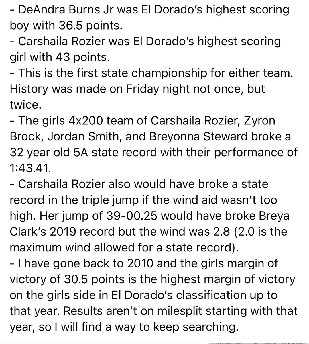 ElDoradoTrackandField tweet media