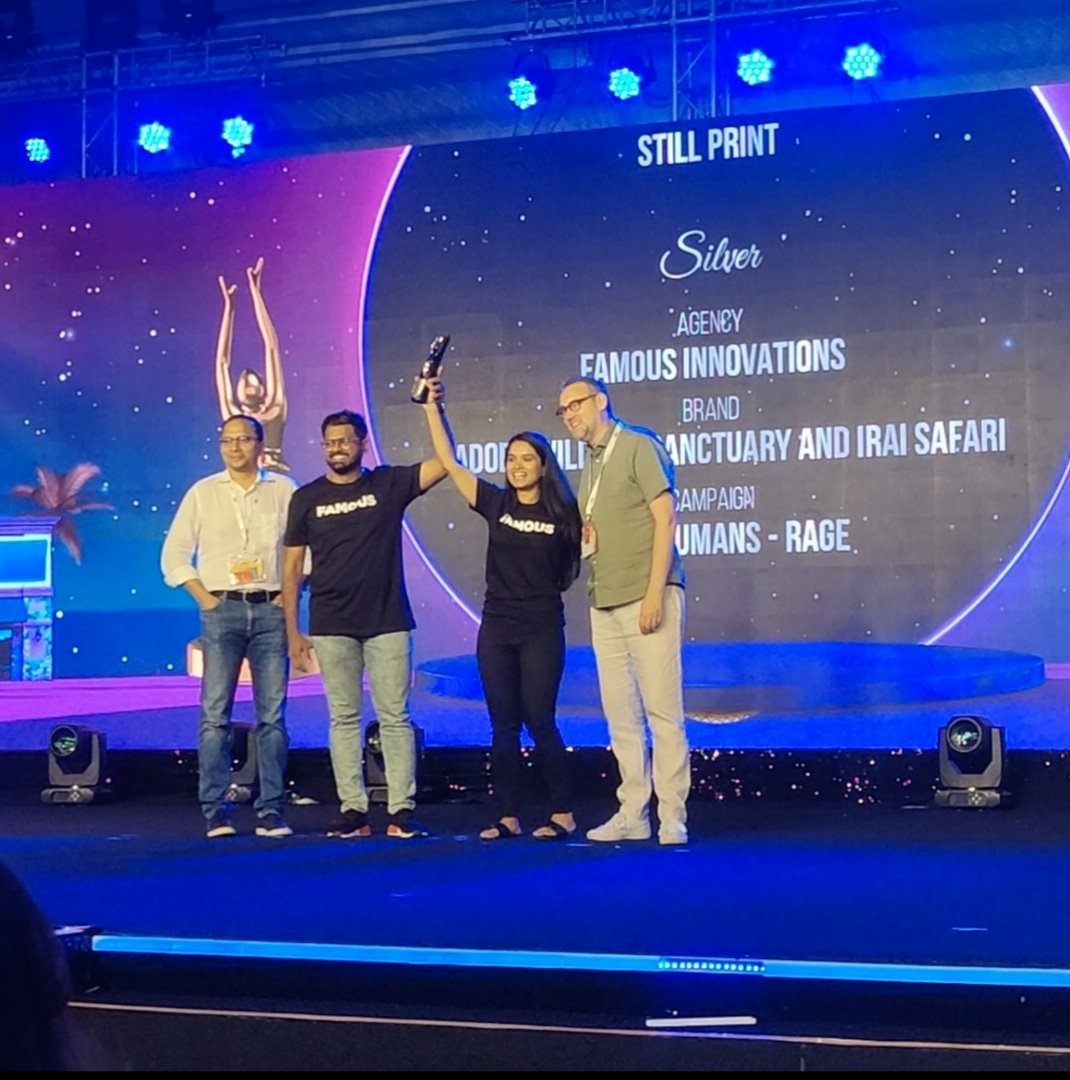 famous_india's tweet photo. 🚀DESIGN AGENCY OF THE YEAR🚀
🚀2 GRAND PRIX🚀
🚀2nd MOST AWARDED AGENCY🚀 

Goafest, you were good 🚀 https://t.co/y6CFeLnDdX
