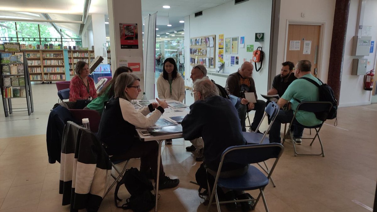 GreenScies's tweet photo. Last Saturday, our team held the final GreenSCIES Phase 2 engagement event at Finsbury Library! With a great turnout, we talked about the project with residents, answered their questions and heard their feedback 📝 https://t.co/mEOq5NERMT