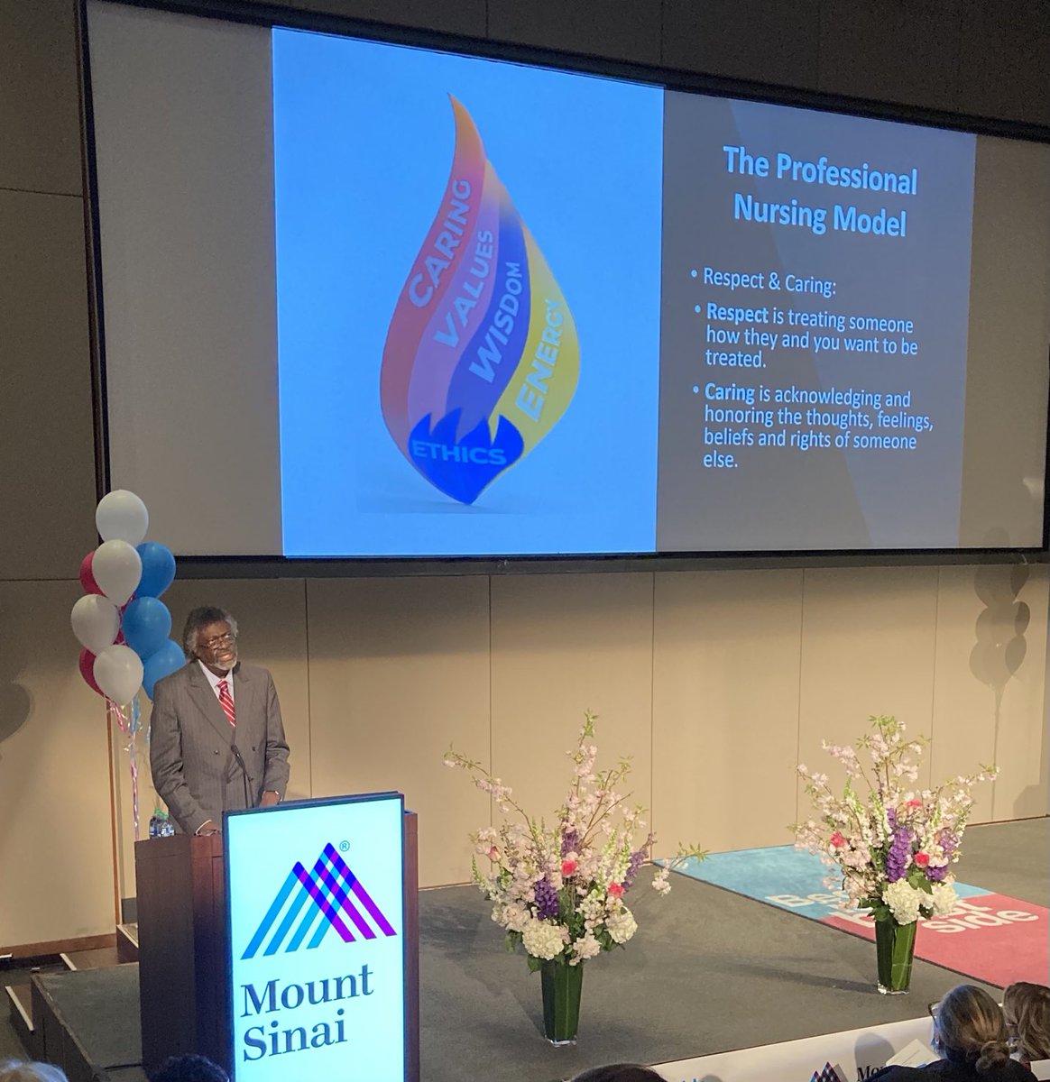We are honored to have Dr. Ernest Grant ⁦<a href="/ANAPresident/">Jennifer Mensik Kennedy</a>⁩  as our keynote speaker during #nursesweek #nursesmakeadifference #msheart ⁦<a href="/BethOliverVP/">Beth Oliver</a>⁩ ⁦<a href="/ANANursingWorld/">American Nurses Association</a>⁩