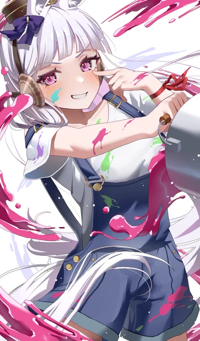 ペインターゴルシ! #ウマ娘 #ゴールドシップ 
#100日チャレンジ 二十四日目 