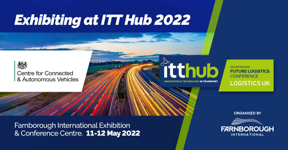 Exhibitor Profile: Centre for Connected and Autonomous Vehicle (CCAV)
Website: buff.ly/2LQISws 
Twitter: <a href="/ccavgovuk/">CCAV</a>
Event Profile: buff.ly/3pXLUlR 
#ITTHUB #NetZero #Transport #Innovation #Technology #Logistics #RideDrive #Exhibition #Bus #Coach #Truck #Van