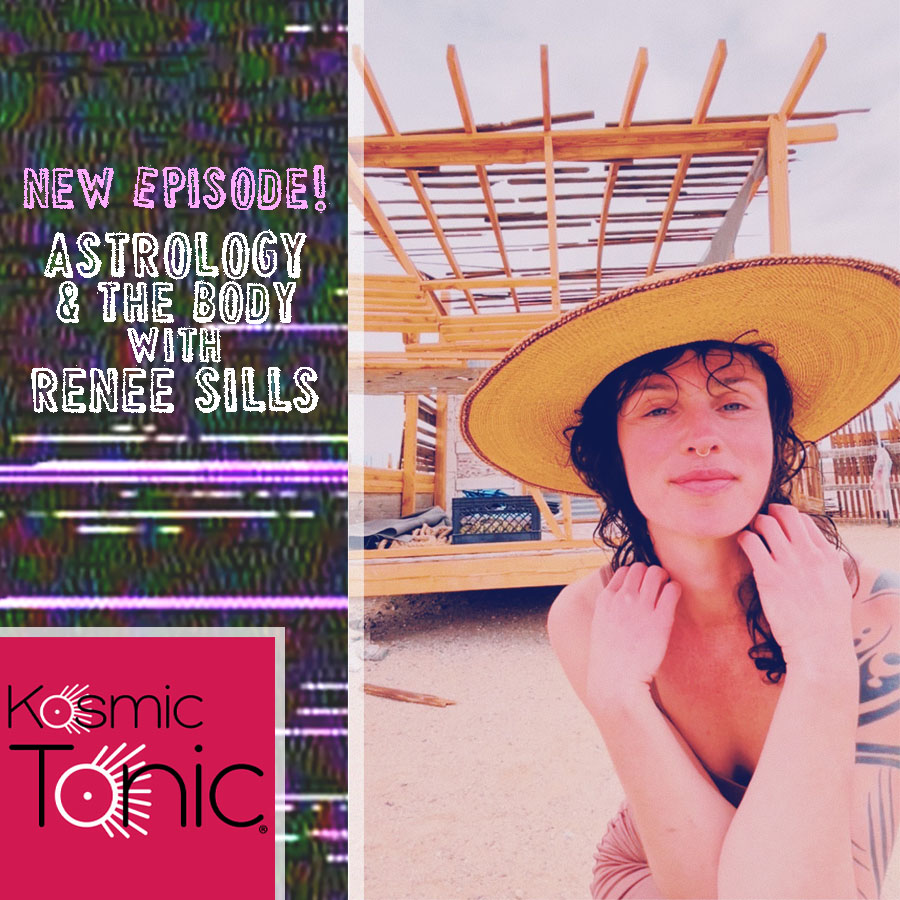 Kosmic_Tonic's tweet photo. In this episode, we welcome astrologer Renee Sills of Embodied Astrology to explore postural patterns, somatic awareness, and astrology as a community art project and deconstruction practice — Share profusely! #astrologypodcast #astrology #somaticawareness https://t.co/VurwnM5T7x