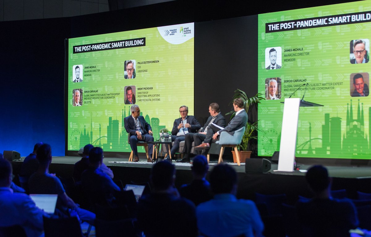 ISE_Show's tweet photo. Itβs a wrap. #ISE2022βs conferences programme started off with a well-attended Smart Building Conference. Thank you very much Bob Snyder for chairing this event. See you tomorrow #AVTweeps.
#SBC22 #smartbuildings #sustainablebuildings #digitalbuilding #smartbuildingtechnology https://t.co/1NmSYvkMj8